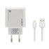 Moxom Fast Phone Charger - 2 usb Port With Cable For ios-Micro-Type-c  Mx-Hc20